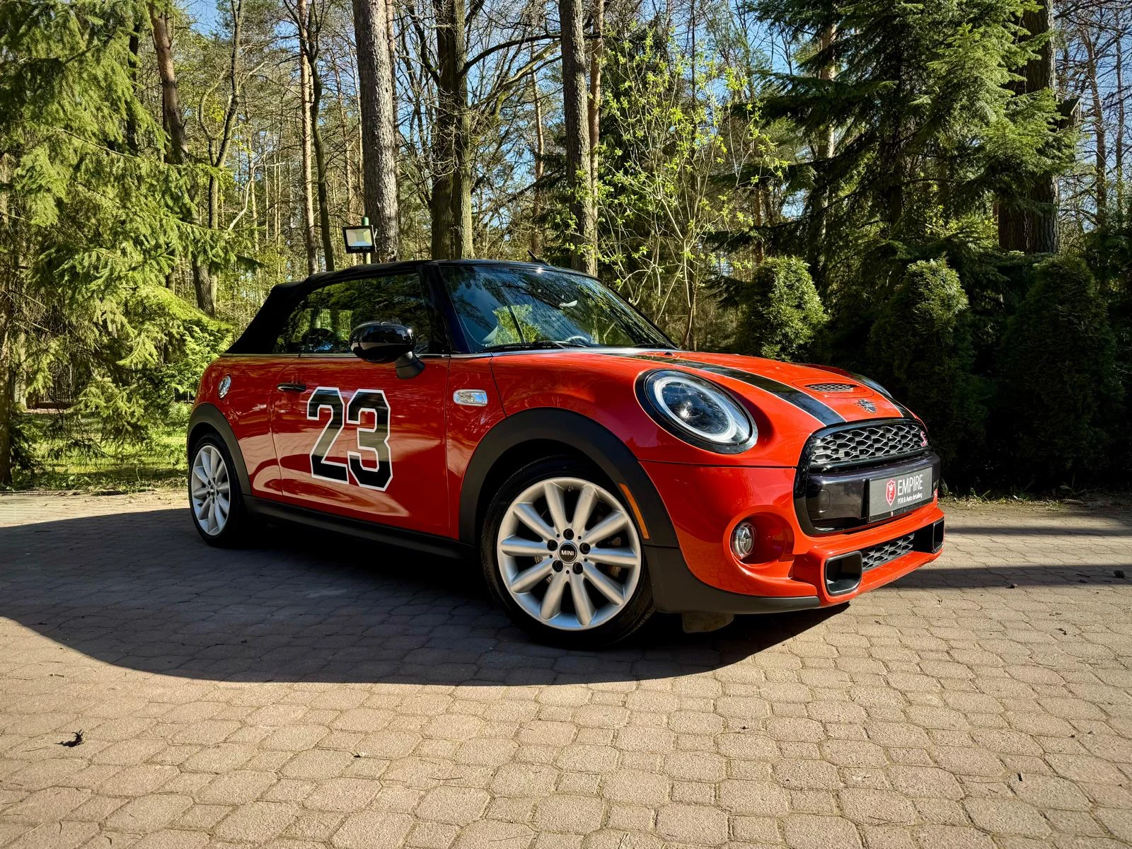 Oklejanie aut - realizacja EMPIRE: MINI Cooper S Cabrio